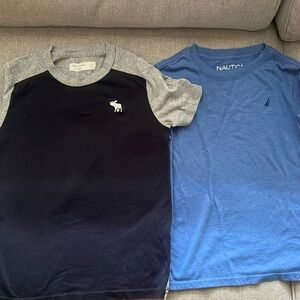 Nautica and Abercrombie boys shirts bundle
